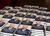 Copies of President Bill Clinton\'s new book Back to Work