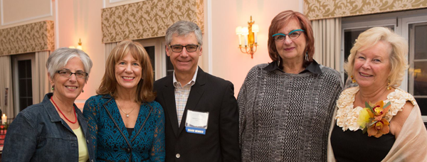 Dr. Amy Kohn, CEO, Board President Michael Lombardi, and Honorees Anne Kauffman Nolon, Edye Schwartz & Mary Nicolich