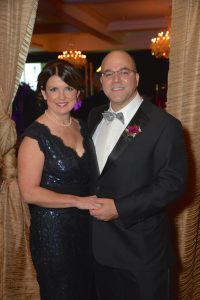 Daniel Blum of Chappaqua, the new president of Phelps Memorial Hospital Center, enjoyed the recent Phelps Champagne Ball with his wife, Tracey.