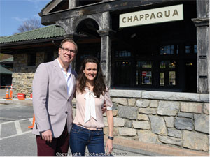 Peter and Erin Chase, the new proprietors of Chappaqua Station Farm to Town