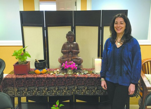 Jodi Baretz at the Grand Opening of the Center for Health and Healing in Mount Kisco where she is a practitioner