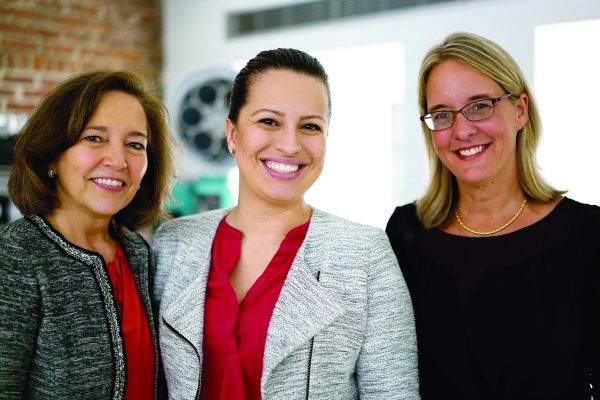 Carola, Catalina Cruz from the Governor’s office, and Mary Weiss, Board member, Chappaqua
