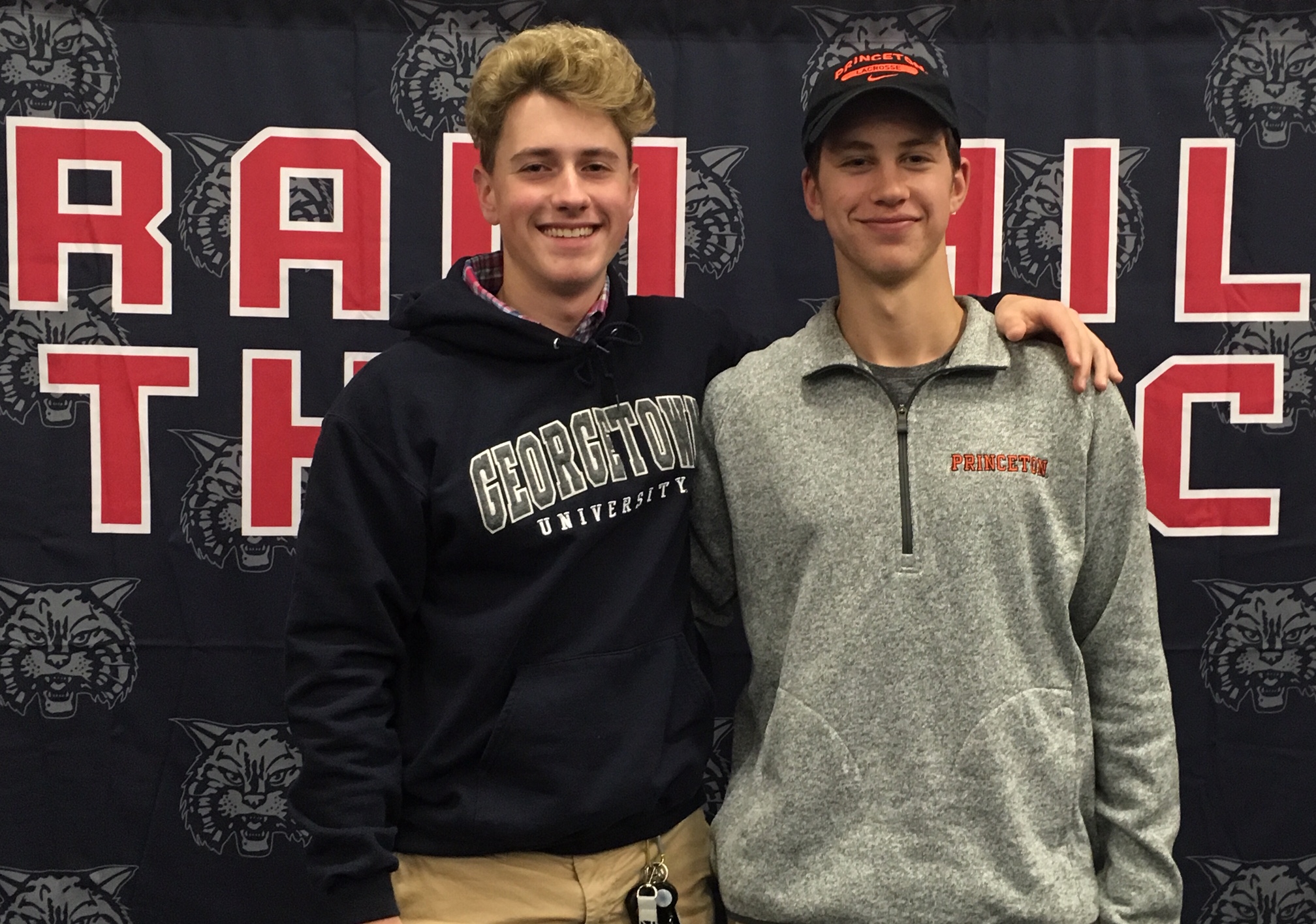 Byram Hills Celebrates Two Athletes Committed To Playing At Division I